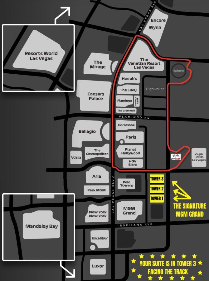 No Resort Fees-Mgm Stripview-Jacuzzi-Formula 1 Track View لاس فيغاس المظهر الخارجي الصورة